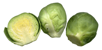 Sprouts Brussels Half Free Transparent Image HQ - Free PNG