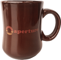 Download Portal 2 Aperture 1970s Diner Mug - Aperture Aperture Science Logo 1970 Png