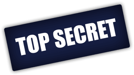 Download Top Secret Png - Electric Blue