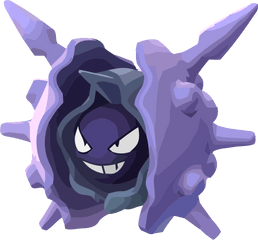 Download Gastly - Shellder Evolution Pokemon Go Png