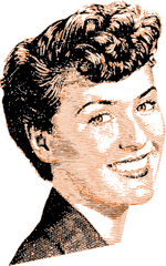 Hd Happy Retro Vintage Woman Png Image - Vintage Png