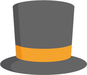 Free Icon - Top Hat Flat Icon Png