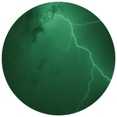 Download Green Lightning Greenlightning - Thunderstorm Png