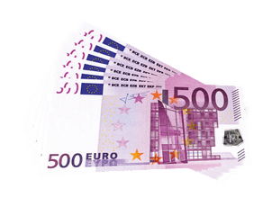 Money Euro Euros - 500 Euro Png