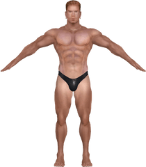 Muscle Man Png Image - Billy Herrington 3d Model