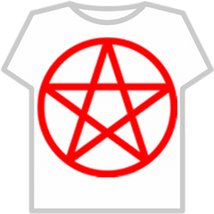 A Red Star - Roblox Motley Crue Pentagram Png