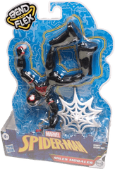 Spider - Man Bend And Flex Miles Morales Figure Bend Flex Spider Man Png