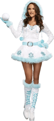 Snow Girl Christmas No Background Image - Ice Ice Baby Costumes Png