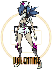 Valentine Skullgirls 2nd Encore - Skullgirls Valentine Color Palettes Png