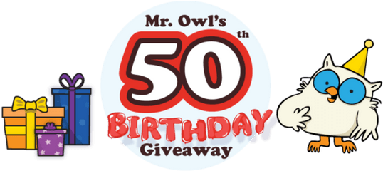 Mr Owlu00268217s 50th Birthday Giveaway - Freebie Mom Language Png