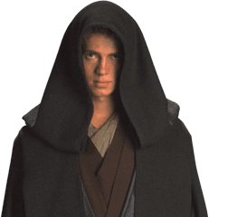 Anakin Skywalker With Hood Png Image - Darth Vader