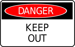 Danger Ahead Free Photo PNG