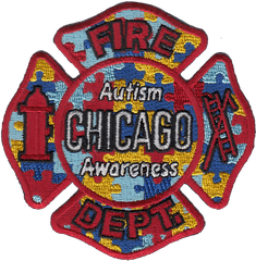 Chicago Fire Department Maltese Patch - Fire Department Autism Shirts Png