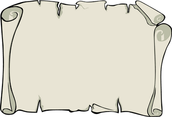 Parchment Background Or Border - Scroll Clip Art Png