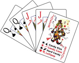 Gilligonia - Personalized Playing Cards Candy Theme Suits Playing Card Png