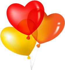 Heart Png Balloon - Love Balloon Vector Png