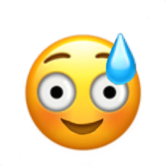 Emoji Scared Freetoedit Sticker By Zainab Hussain - Smiley Png