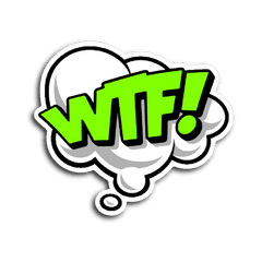 Wtf - Wtf Speech Bubble Png