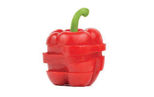 Pepper Slice Red Bell Free PNG HQ