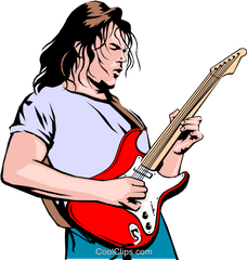 Guitar Player Royalty Free Vector Clip - Guitar Player Vector Png