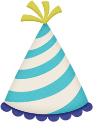 Cute Birthday Hat Clipart - Cute Party Hat Png