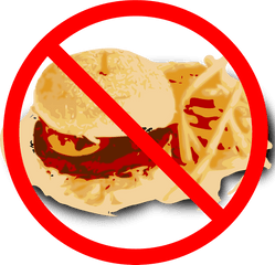 Icon Diet Big Image Png - No Junk Food Transparent Background