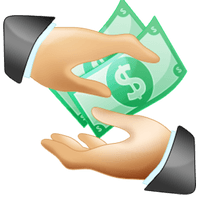 Dollars Holding Hand Free Transparent Image HQ - Free PNG