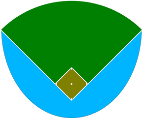 Baseball Diamond Drawing 10 Buy Clip Art - Baseball Foul Ball In Baseball Png