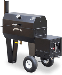 Bbq Grill Illustration Png - Meadow Creek Sq36 Offset Bbq Smoker Bbq