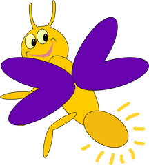 Lightning Bug Clipart - Firefly Insect Clip Art Png