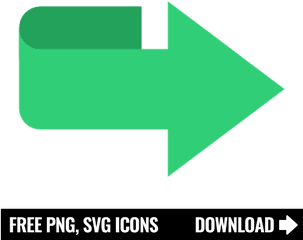 Free Right Curved Arrow Icon Symbol Download In Png Svg - Vertical
