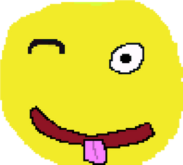 Winking Tongue Emoji - Tongue Emoji Pixel Art Png