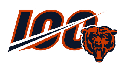 Bears Announce Bears100 Celebration - Chicago Bears 100 Logo Png