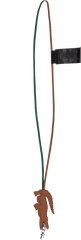 Croco Bi Color Lanyard - Bow And Arrow Png