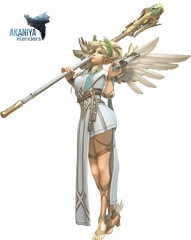 Transparent Win - Overwatch Mercy Winged Victory Png