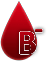 Blood Group B Rh Factor Negative - Clip Art Library Blood Group Logo B Png