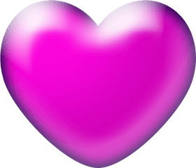 3d Pink Heart Png Clipart Transparent - Blue Heart Png Transparent