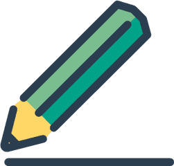 Draw Line Pencil Resolutions Scketch Underline Icon - Aami Png