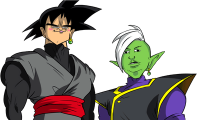 Goku Black And Zamasu - Trunks With Black Hair Png