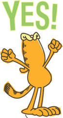 Garfield Line Stickers Boston Creative Studio - Regis University Acceptance Letter Png