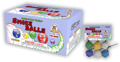 Download Hd Color Smoke - Tnt Smoke Balls Assorted Colors Smoke Bomb Png