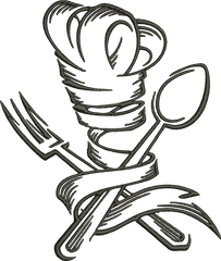 Bordados Gratis Embtex Baker Tattoo - Chef Tattoo Png