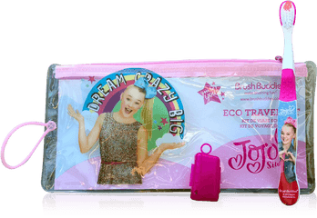 Brush Buddies Jojo Siwa Eco Travel Kit - Girly Png