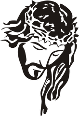 Vector Graphics Bible Clip Art Holy - Jesus Christ Black And White Png