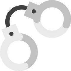 Handcuffs Cartoon Clip Art - Circle Png