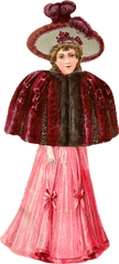 Download Victorian Womenu0026 - Victorian Woman Clipart Sitting Victorian Fashion Png