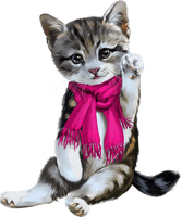 Christmas Cat PNG Image High Quality