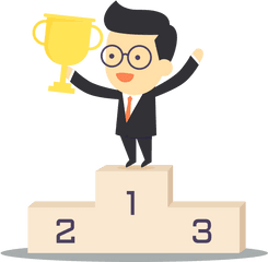 Download Winner Podium Clipart Png Transparent - Uokplrs Podium Winner Clipart