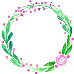 Watercolor Garland - Garland Drawing Png