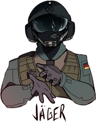 Download Jager Png - Rainbow Six Siege Fanart Png